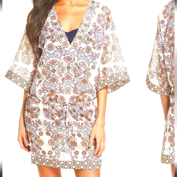 Tory Burch Hick's Garden Coverup and Dress - Picture 2 of 13